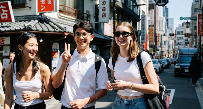 Séjours linguistiques Tokyo Chiyoda avec LISA! – ville, shopping et expériences inoubliables au Japon Adultes explorent Tokyo lors d’un séjour linguistique LISA! profitent de la vie urbaine, du shopping et de la culture japonaise