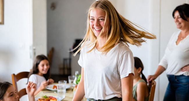 Élève découvrant la vie quotidienne en famille d’accueil pendant un séjour linguistique LISA! à Florence, en Italie