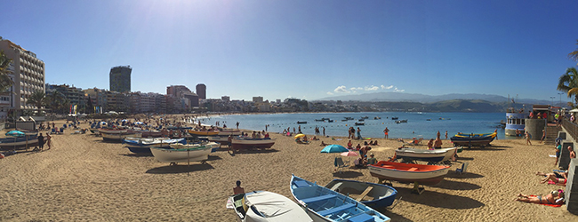 LISA-Sprachreisen-Erwachsene-Spanisch-Gran-Canaria-Las-Palmas-Strand-Bucht