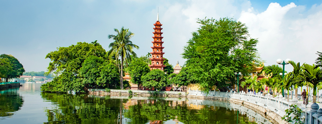 LISA-Sprachreisen-Erwachsene-Vietnamesisch-Vietnam-Hanoi-Pagode-Wahrzeichen-Fluss-Spiegelung LISA-Sprachreisen-Erwachsene-Vietnamesisch-Vietnam-Hanoi-Pagode-Wahrzeichen-Fluss-Spiegelung