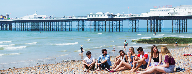 LISA-Sprachreisen-Schueler-Englisch-Brighton-Old-Steine-internationale-Teilnehmer-Freizeit-Aktivitaeten-Strand-Meer-Brighton-Pier